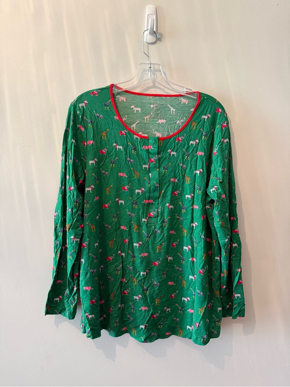 MagneticMe Green Jungle Bells Pajama set